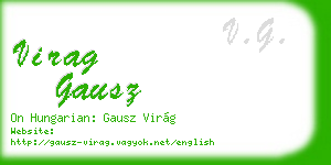 virag gausz business card
